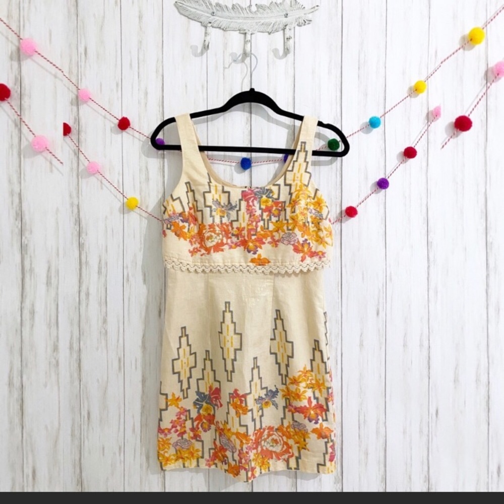 Free People Big Bang metallic dress size 2